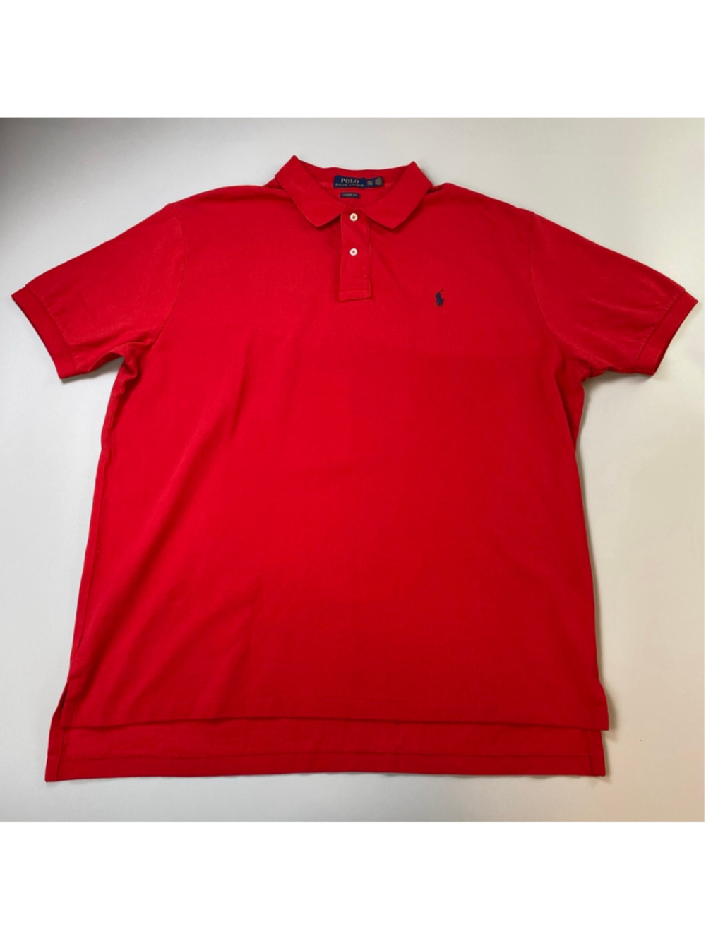 Polo Ralph Lauren Polo Shirt Mens XXL Red Classic Fit Preppy Elevated Casual